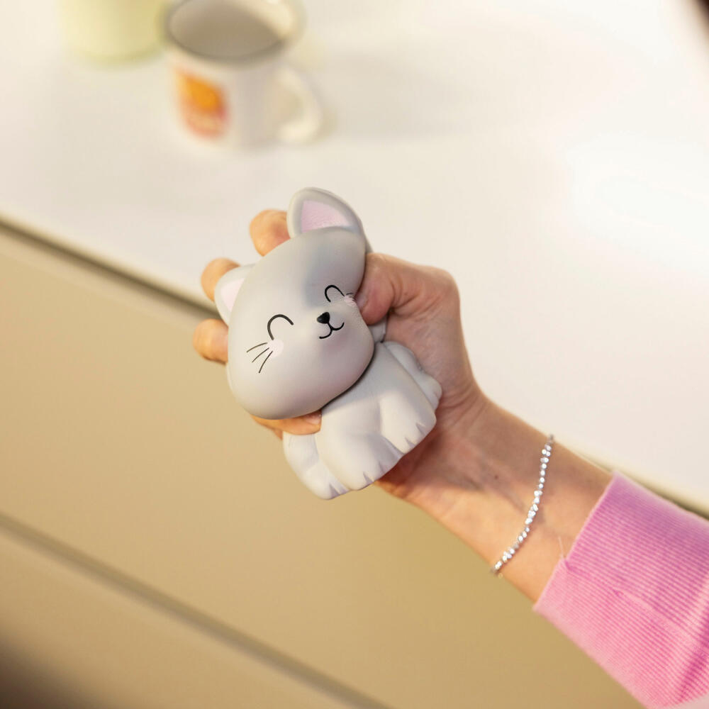 Legami Stress Less Anti-Stress Kitty, Stressball, Antistressball, Knautschfigur, Squishy, SQIF0005