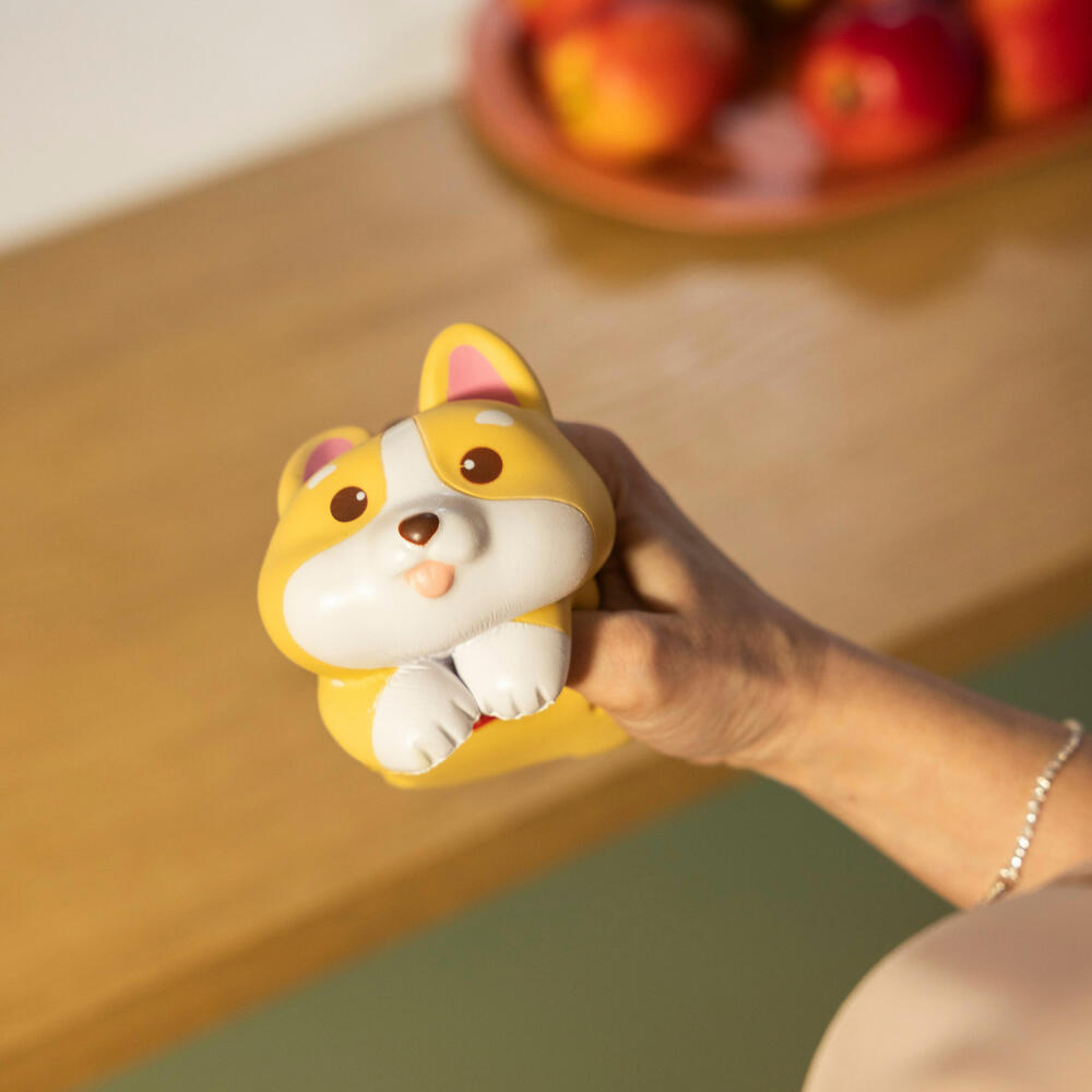 Legami Stress Less Anti-Stress Corgi, Stressball, Antistressball, Knautschfigur, Squishy, SQIF0006
