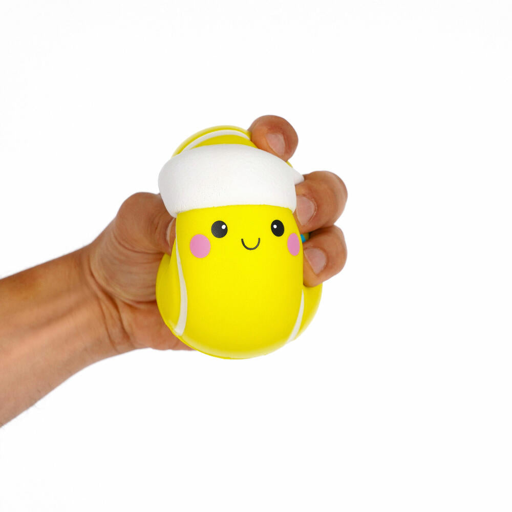 Legami Stress Less Anti-Stress Tennis Ball, Stressball, Antistressball, Knautschfigur, Squishy, SQIF0016