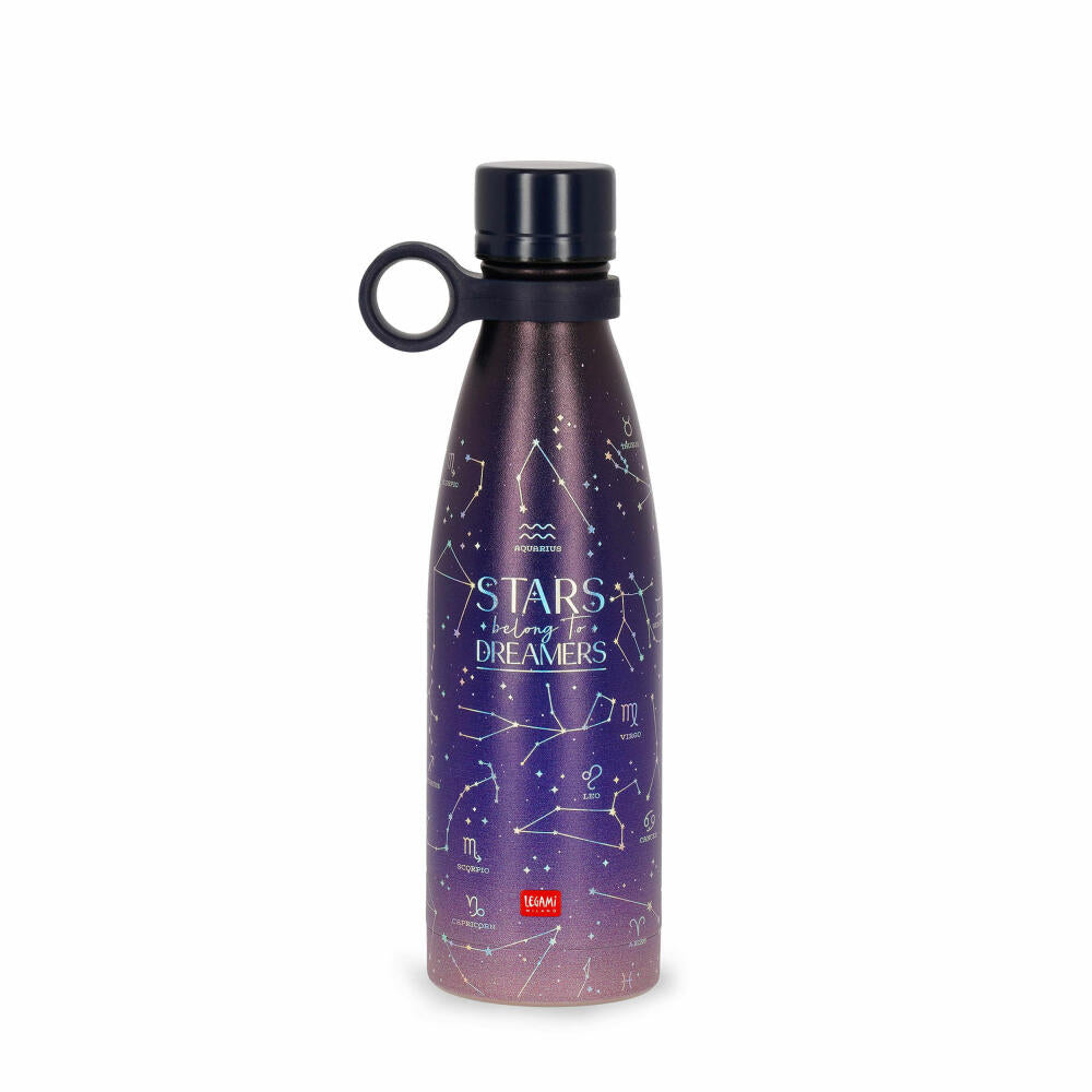 Legami Vacuum Bottle Hot & Cold Stars, Thermoflasche, Isoflasche, Trinkflasche, 500 ml, SSB0020