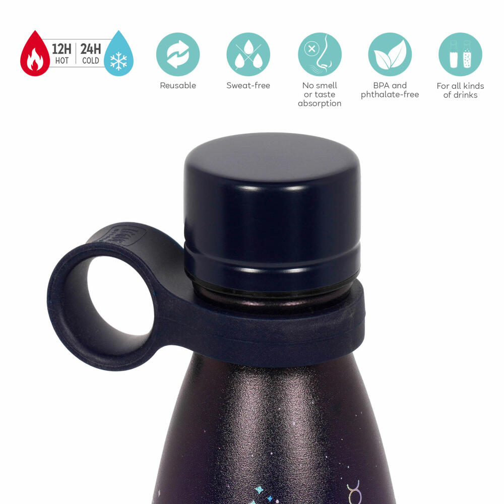 Legami Vacuum Bottle Hot & Cold Stars, Thermoflasche, Isoflasche, Trinkflasche, 500 ml, SSB0020