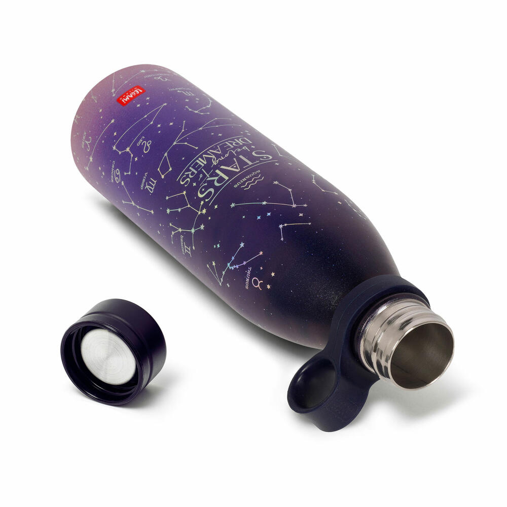 Legami Vacuum Bottle Hot & Cold Stars, Thermoflasche, Isoflasche, Trinkflasche, 800 ml, SSBL0008