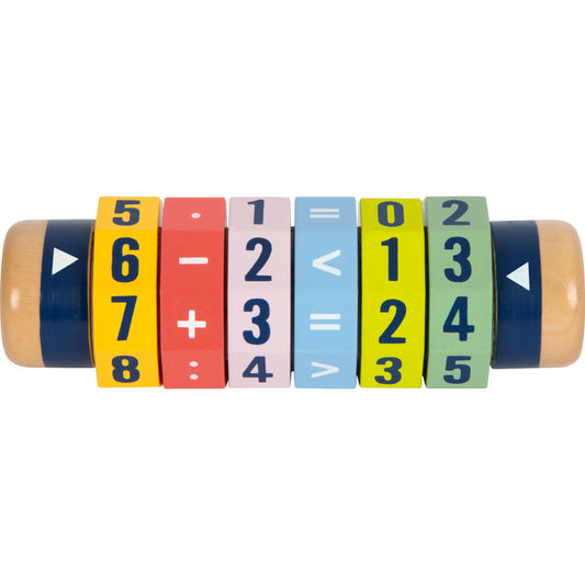 Legler Small Foot Rechenrolle Kleines 1x1 Educate, Lernspielzeug, Mathematik, ab 6 Jahre, Holz, 10527