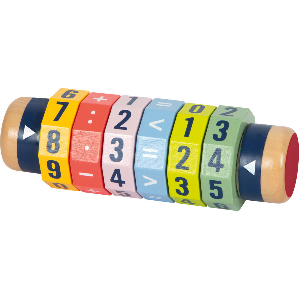 Legler Small Foot Rechenrolle Kleines 1x1 Educate, Lernspielzeug, Mathematik, ab 6 Jahre, Holz, 10527