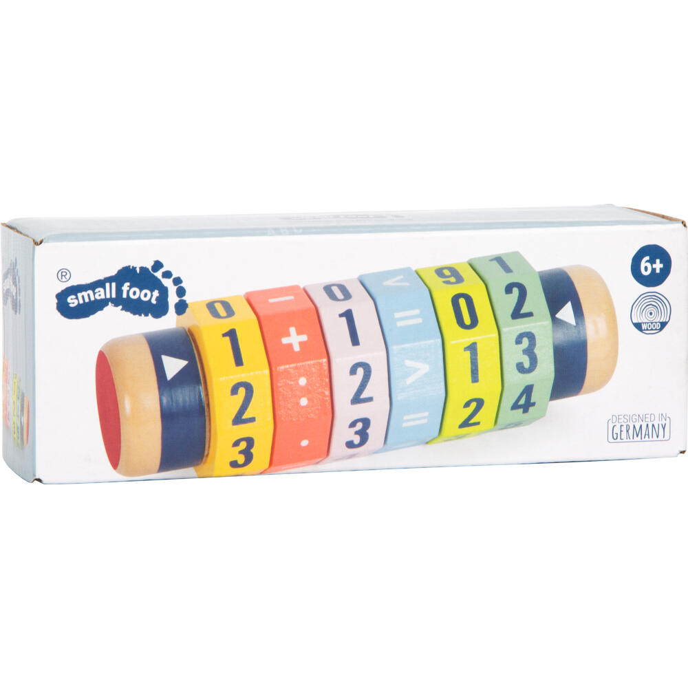 Legler Small Foot Rechenrolle Kleines 1x1 Educate, Lernspielzeug, Mathematik, ab 6 Jahre, Holz, 10527