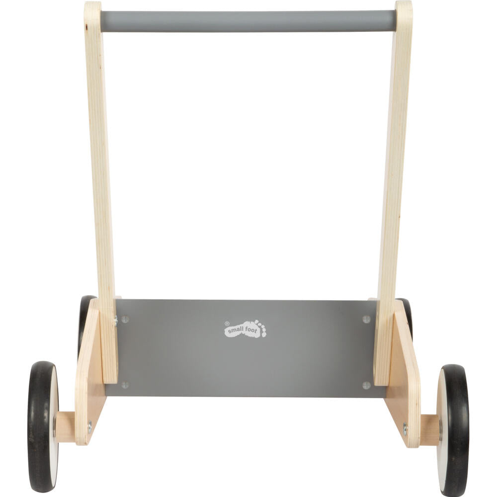 Legler Small Foot Lauflernwagen Schiefergrau, Laufrad, ab 12 Monate, Holz, Grau, 12550