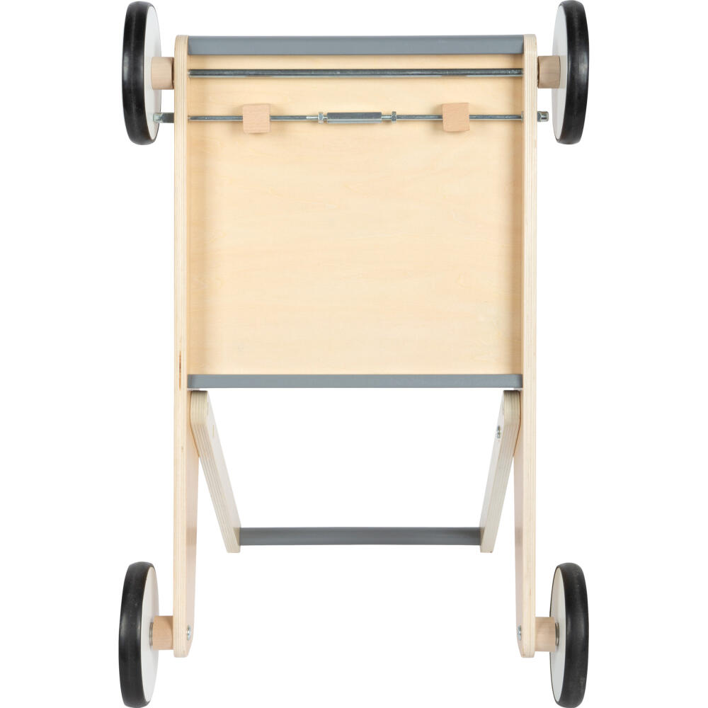 Legler Small Foot Lauflernwagen Schiefergrau, Laufrad, ab 12 Monate, Holz, Grau, 12550