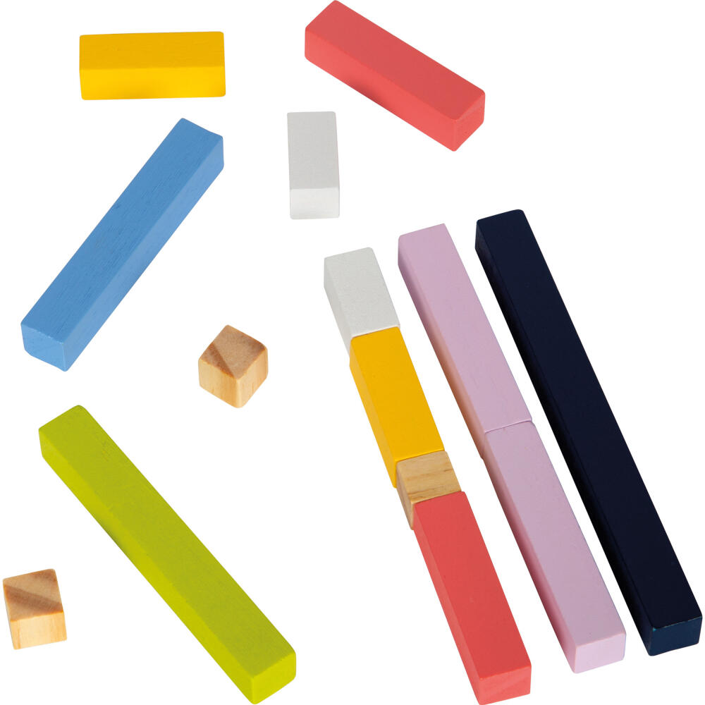 Legler Small Foot Lernbox Rechenstäbchen mit Zahlen Educate, Lernspielzeug, ab 6 Jahre, Holz, 12559