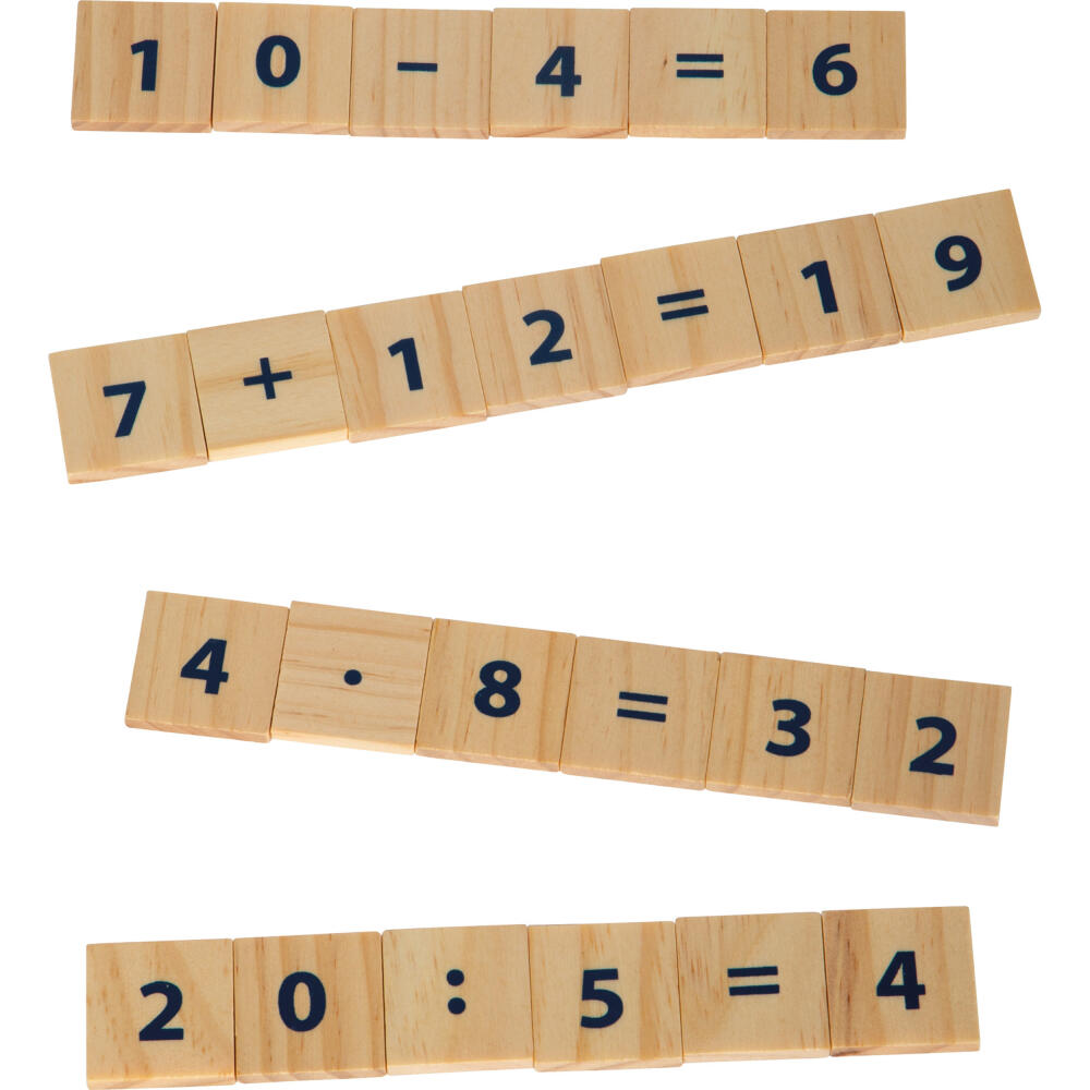 Legler Small Foot Lernbox Rechenstäbchen mit Zahlen Educate, Lernspielzeug, ab 6 Jahre, Holz, 12559