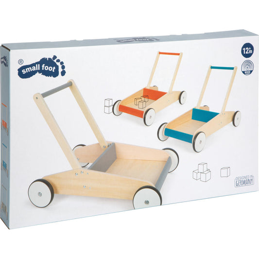 Legler Small Foot Lauflernwagen Kupferrot, Lauflernhilfe, ab 12 Monate, Holz, Kupferrot, 12610