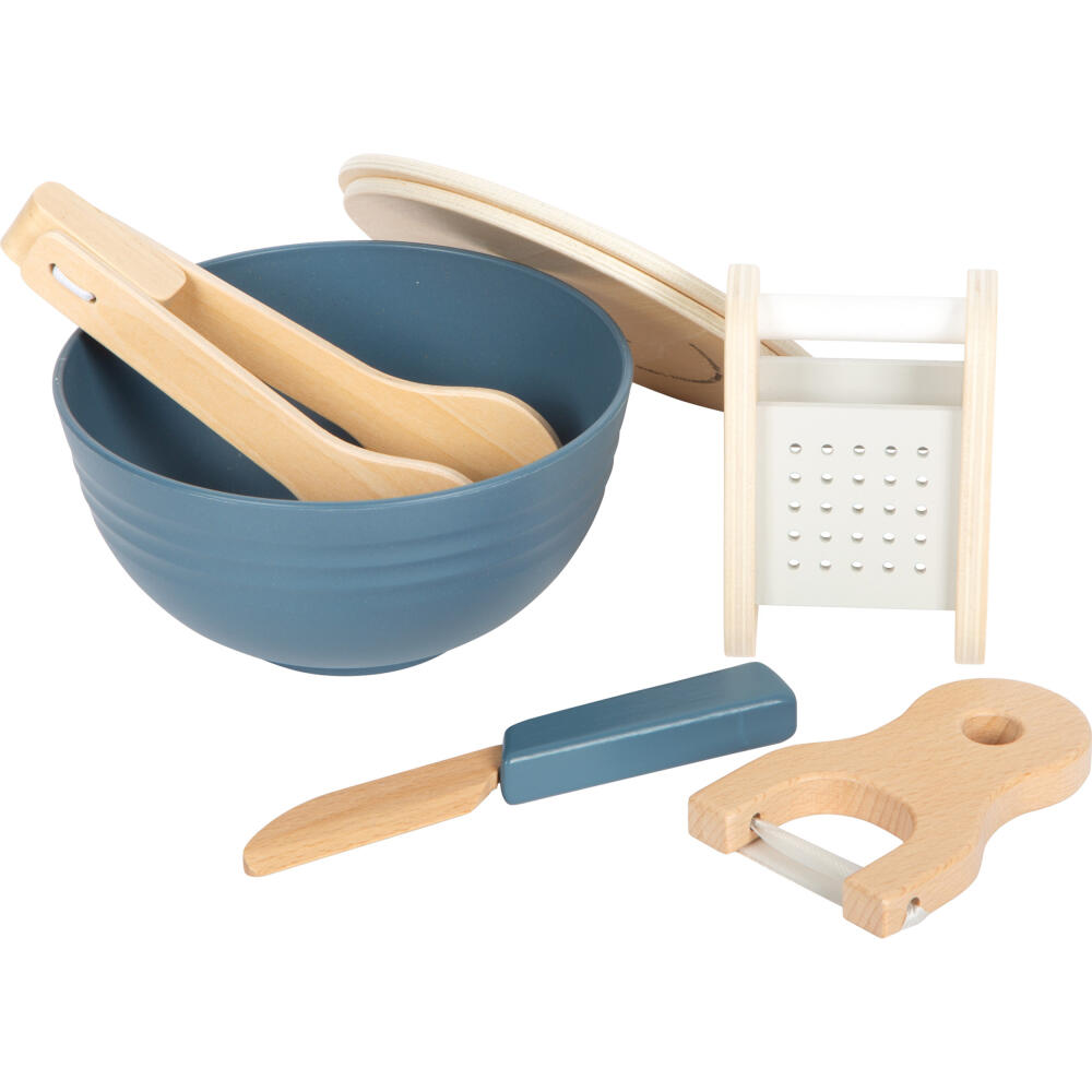 Legler Small Foot Schneide-Set Salat fresh, Rollenspielzeug, ab 24 Monate, Holz, Bunt, 12612