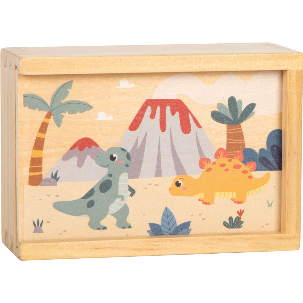 Legler Small Foot Memo Dino, Gesellschaftsspiel, ab 24 Monate, Holz, Bunt, 12616