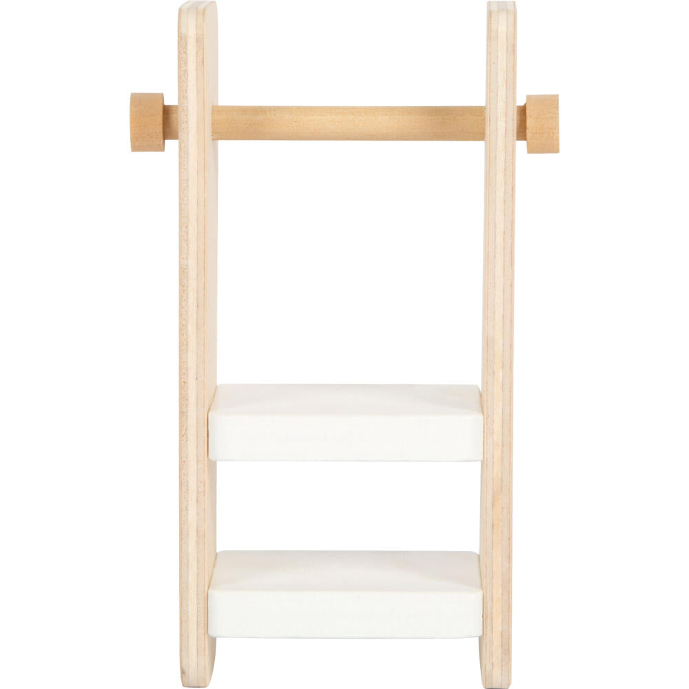 Legler Small Foot Puppenhausmöbel Kinderzimmer, Puppenhaus, Spielhaus, ab 3 Jahre, Holz / Stoff, Bunt, 12632