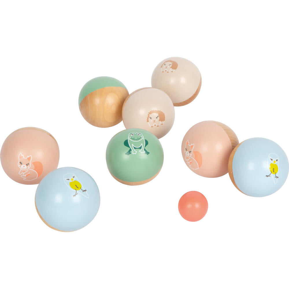 Legler Small Foot Boule Garden Buddies, Geschicklichskeitsspiel, ab 3 Jahre, Holz, Bunt, 12643