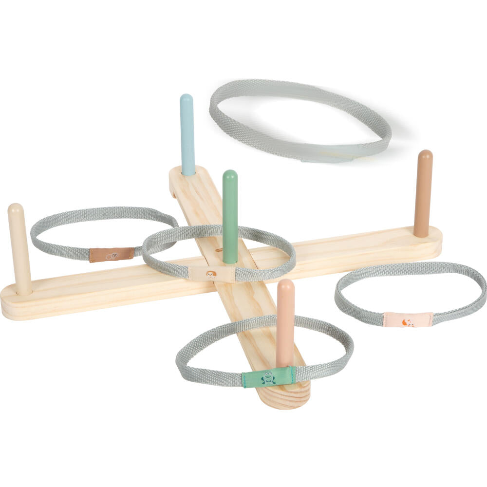 Legler Small Foot Ringwurfspiel Garden Buddies, Geschicklichskeitsspiel, ab 3 Jahre, Holz / Stoff, 12647