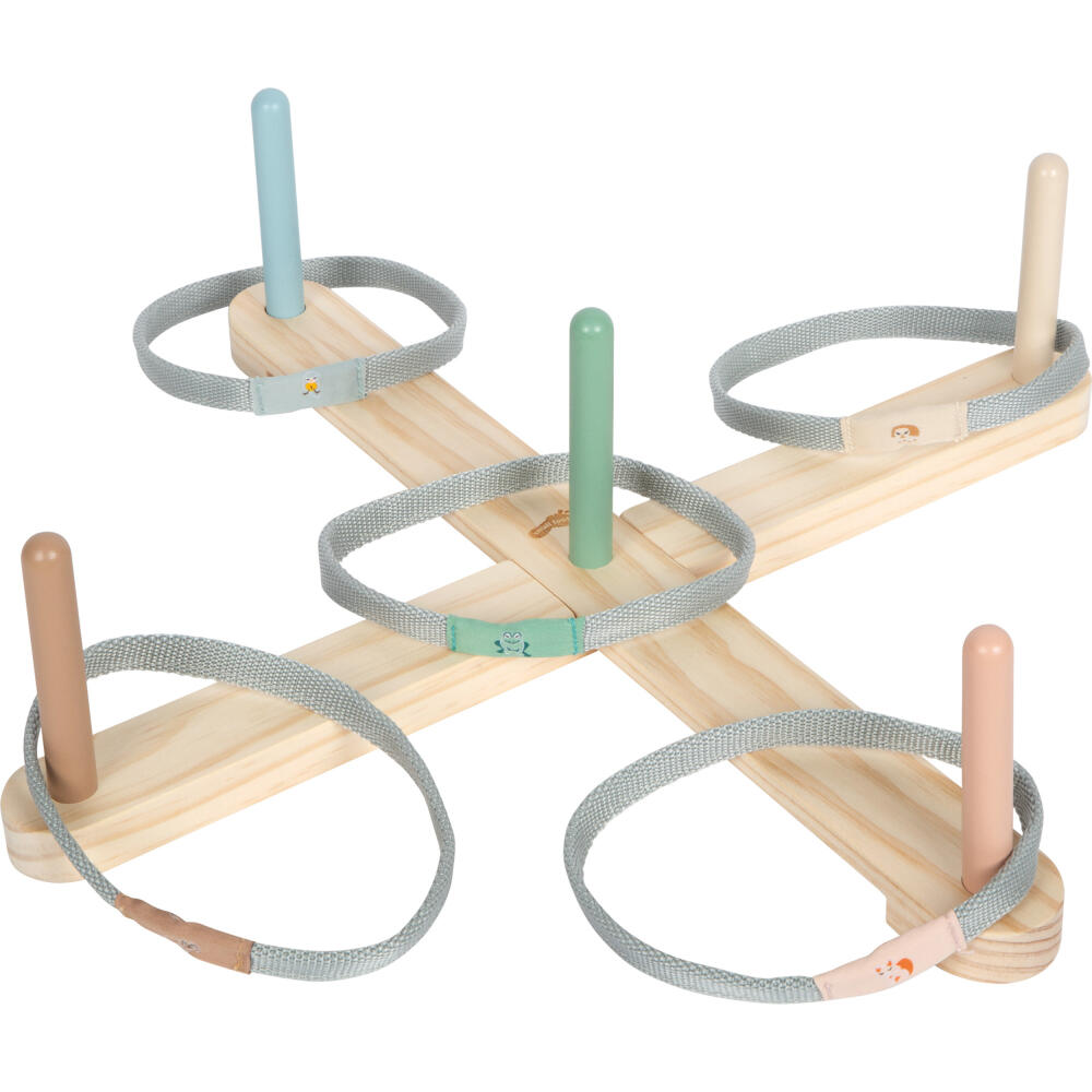 Legler Small Foot Ringwurfspiel Garden Buddies, Geschicklichskeitsspiel, ab 3 Jahre, Holz / Stoff, 12647