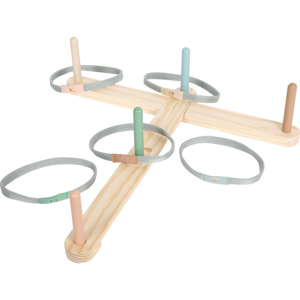 Legler Small Foot Ringwurfspiel Garden Buddies, Geschicklichskeitsspiel, ab 3 Jahre, Holz / Stoff, 12647