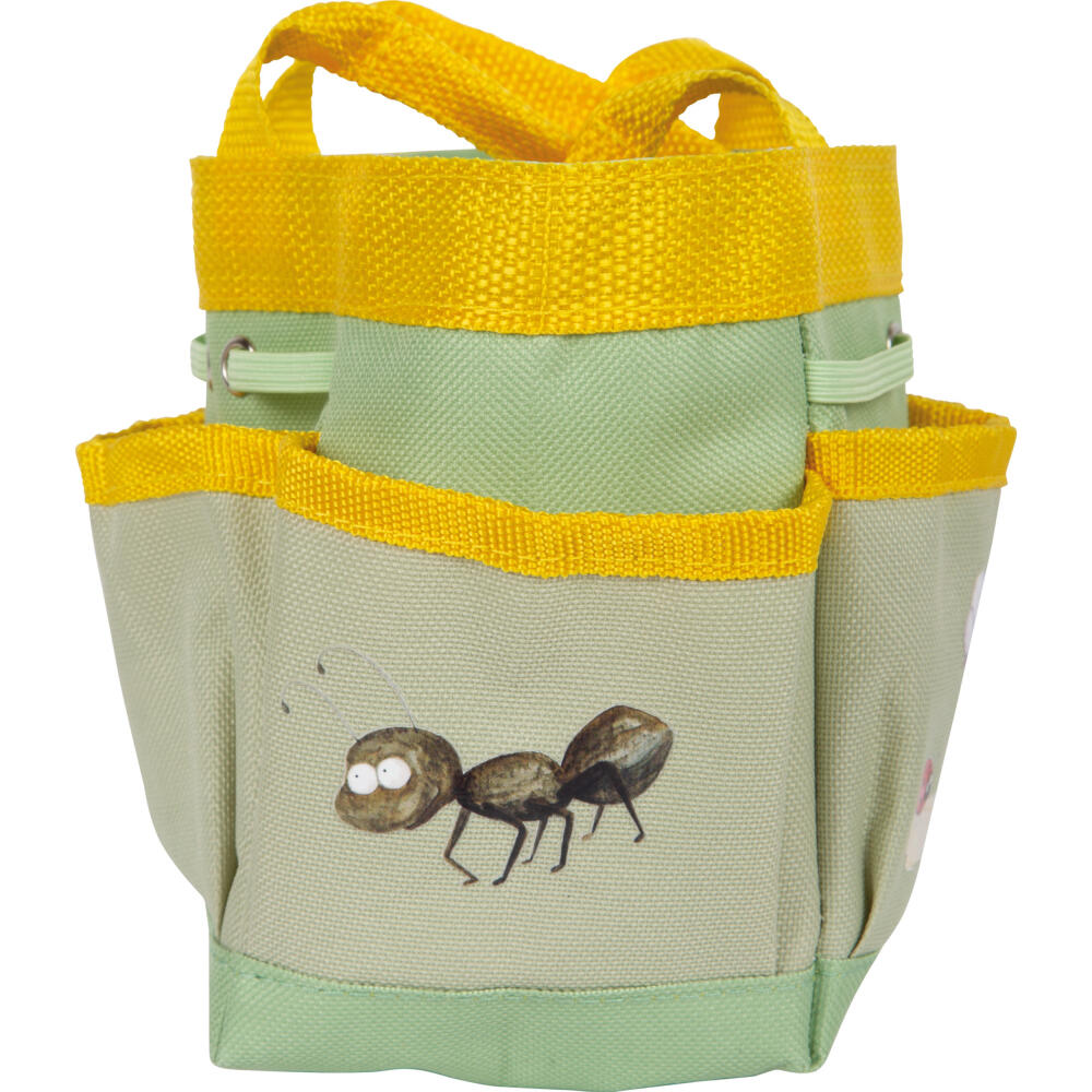 Legler Small Foot Gartentasche mit Gartenwerkzeug Tiny Garden, Sandkasten, Outdoorspielzeug, ab 3 Jahre, Stoff / Metall, Bunt, 12664