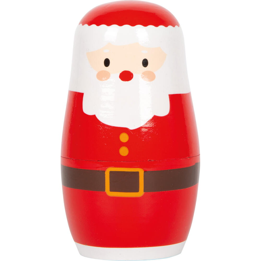 Legler Small Foot Matrjoschka Weihnachten, Puppe, Dekoration, ab 24 Monate, Holz, Bunt, 12682