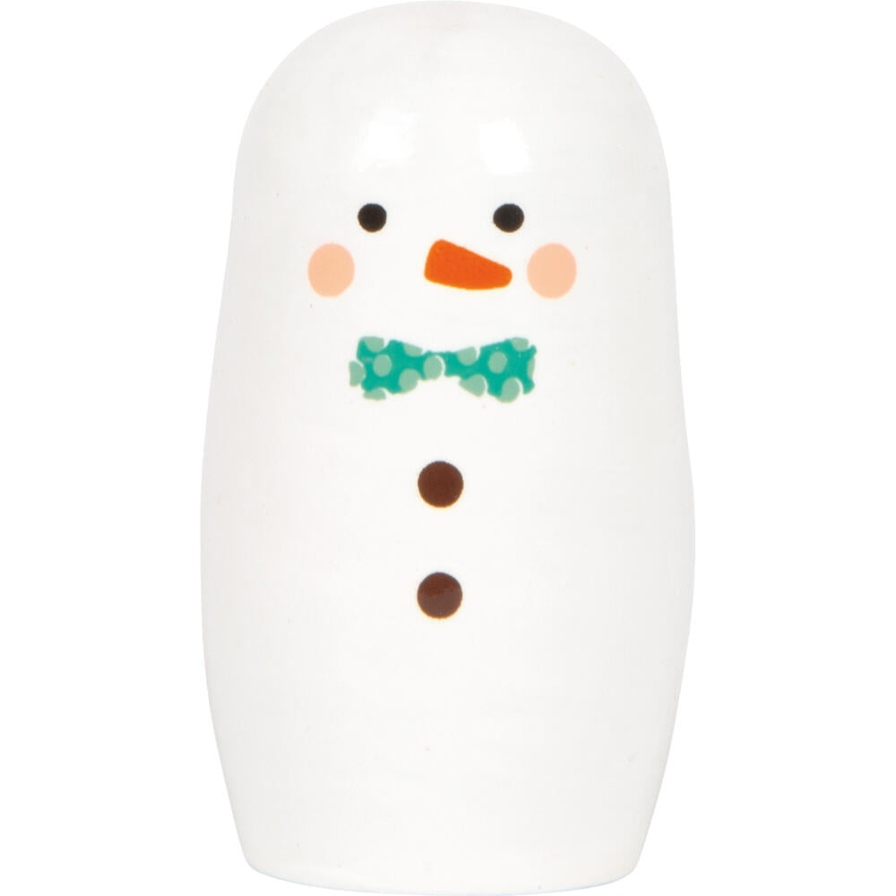 Legler Small Foot Matrjoschka Weihnachten, Puppe, Dekoration, ab 24 Monate, Holz, Bunt, 12682