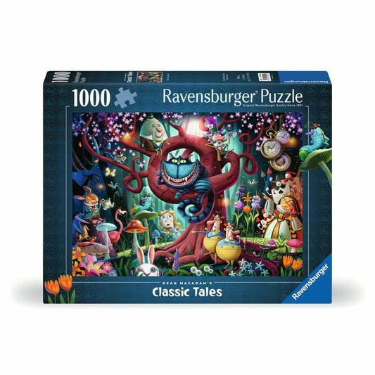 Ravensburger Alice im Wunderland Fast jeder ist verrückt, Puzzle, Erwachsenenpuzzle, 1000 Teile, 12000490