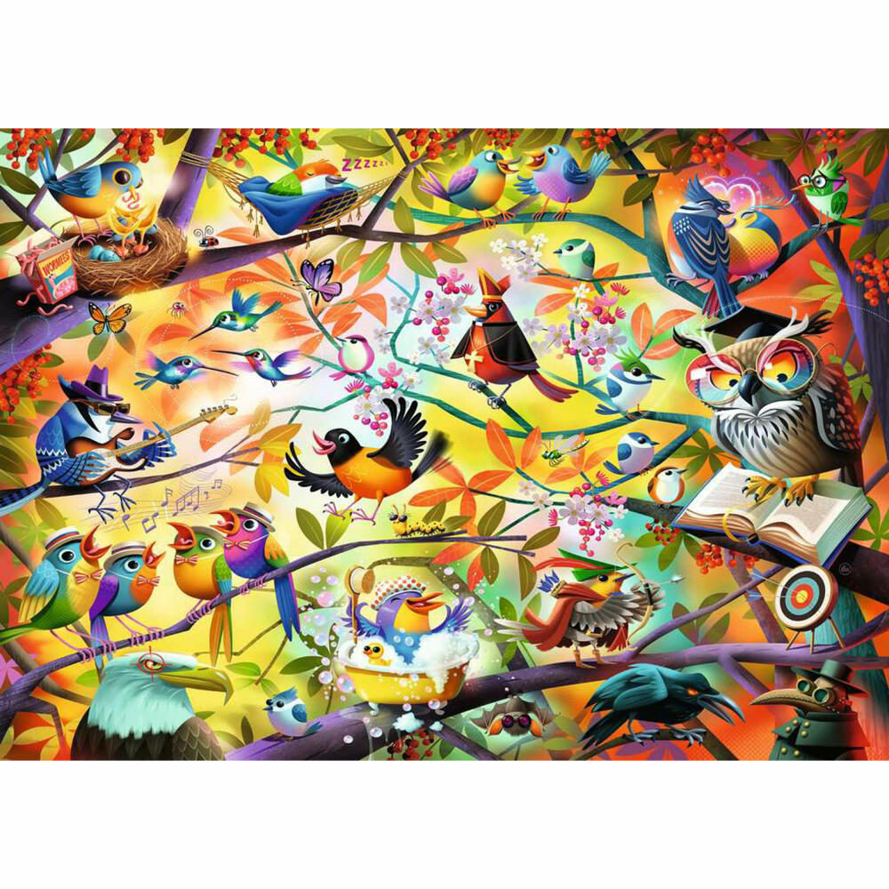 Ravensburger Fleißige Vögelchen, Puzzle, Erwachsenenpuzzle, 1000 Teile, 12001023