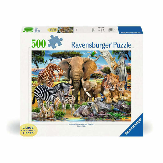 Ravensburger Wilde Tierbabys, Puzzle, Erwachsenenpuzzle, 500 Teile, 12001026