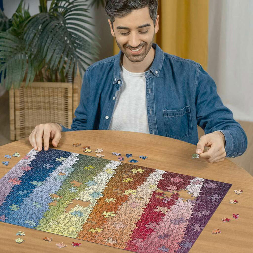 Ravensburger Kunterbunte Puzzleteile, Puzzle, Erwachsenenpuzzle, 1000 Teile, 12001027