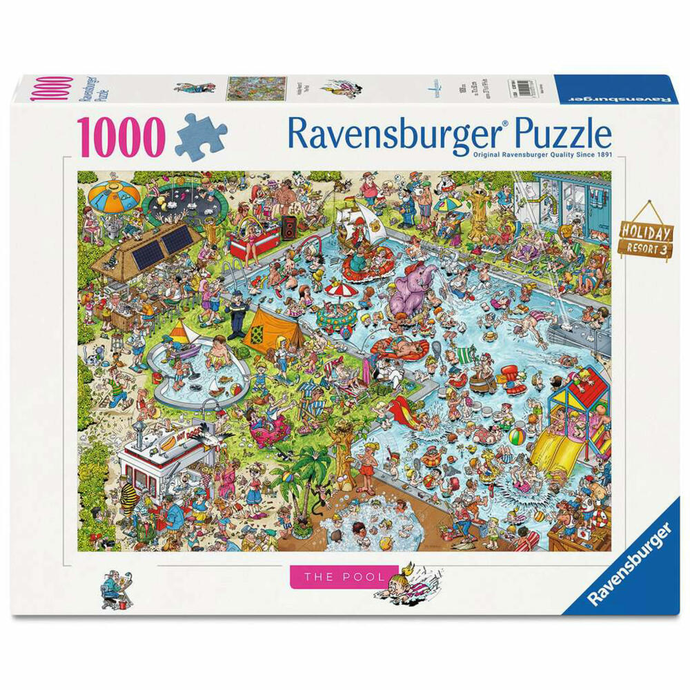 Ravensburger The Pool, Puzzle, Erwachsenenpuzzle, Ray Nicholson, 1000 Teile, 12001164