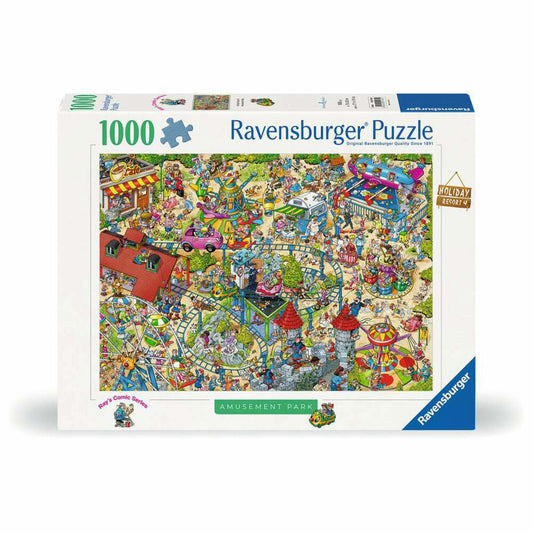 Ravensburger The Amusement Park, Puzzle, Erwachsenenpuzzle, Ray Nicholson, 1000 Teile, 12001165