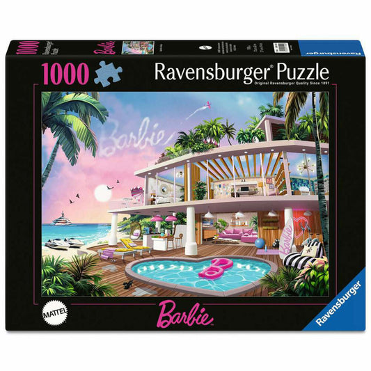Ravensburger Barbie Triff mich in Malibu, Puzzle, Erwachsenenpuzzle, 1000 Teile, 12001495