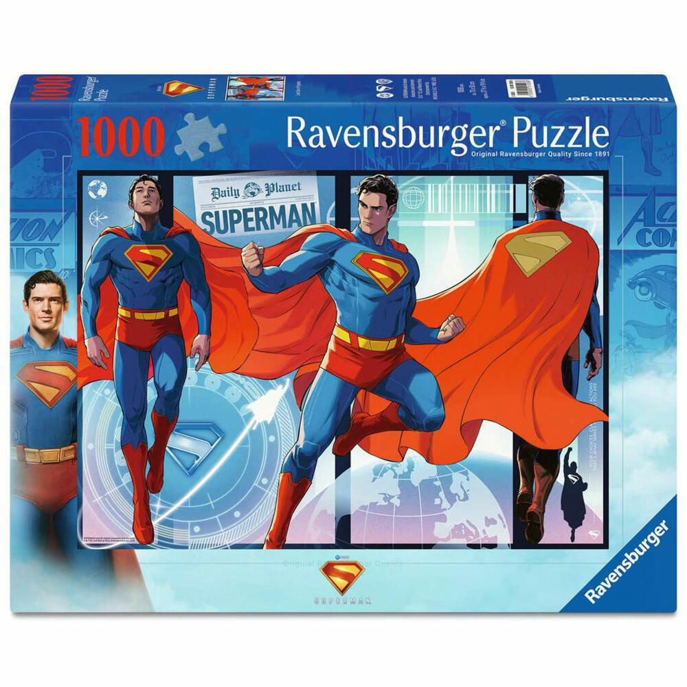 Ravensburger DC Comics Der letzte Sohn von Krypton, Puzzle, Erwachsenenpuzzle, 1000 Teile, 12001508