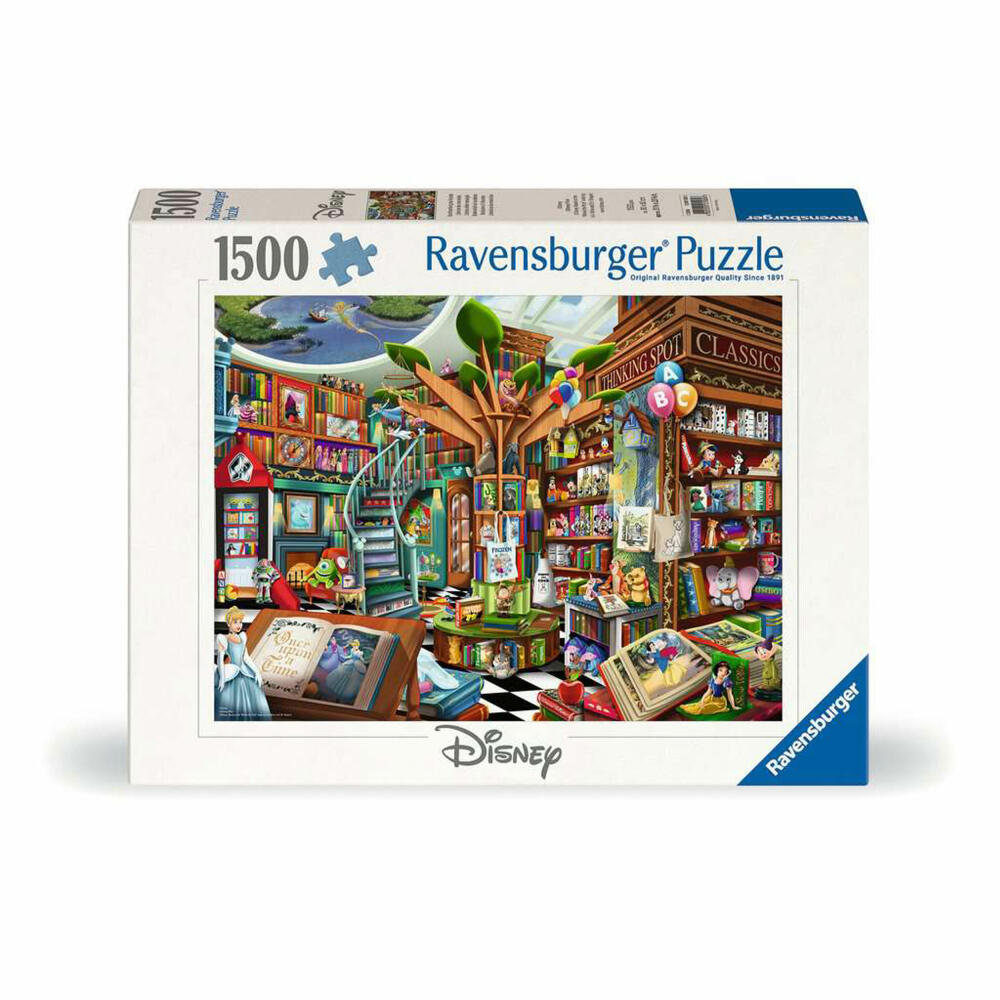 Ravensburger Disney Story Book Refresh, Puzzle, Erwachsenenpuzzle, 1500 Teile, 12001582