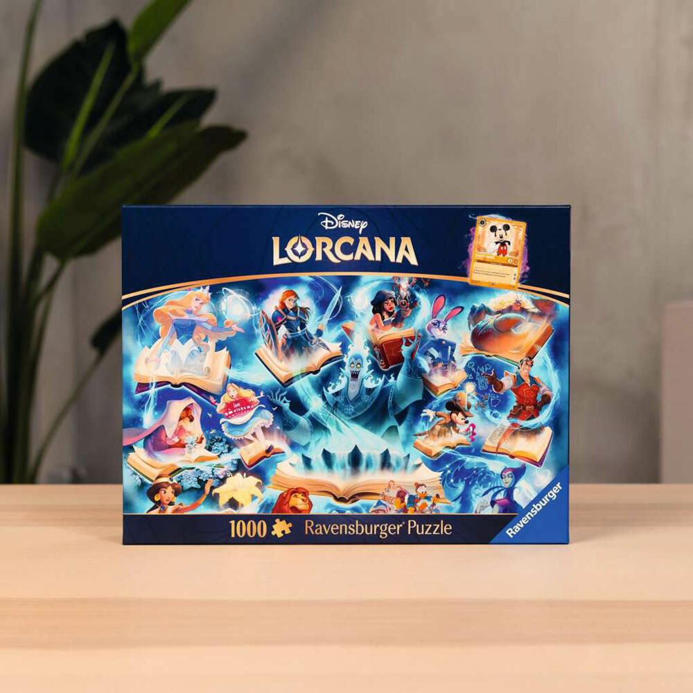 Ravensburger Disney Lorcana Glimmers of the Realm: Sapphire, Puzzle, Erwachsenenpuzzle, 1000 Teile, 12001625