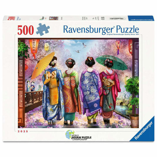 Ravensburger Kirschblütenspaziergang, Puzzle, Erwachsenenpuzzle, 500 Teile, 12001702