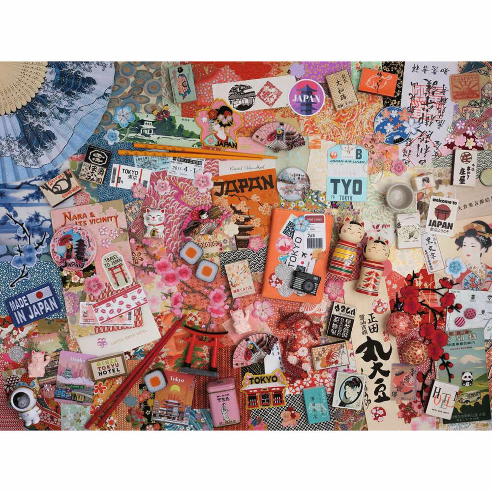 Ravensburger Reise nach Tokio, Puzzle, Erwachsenenpuzzle, 1500 Teile, 12001703