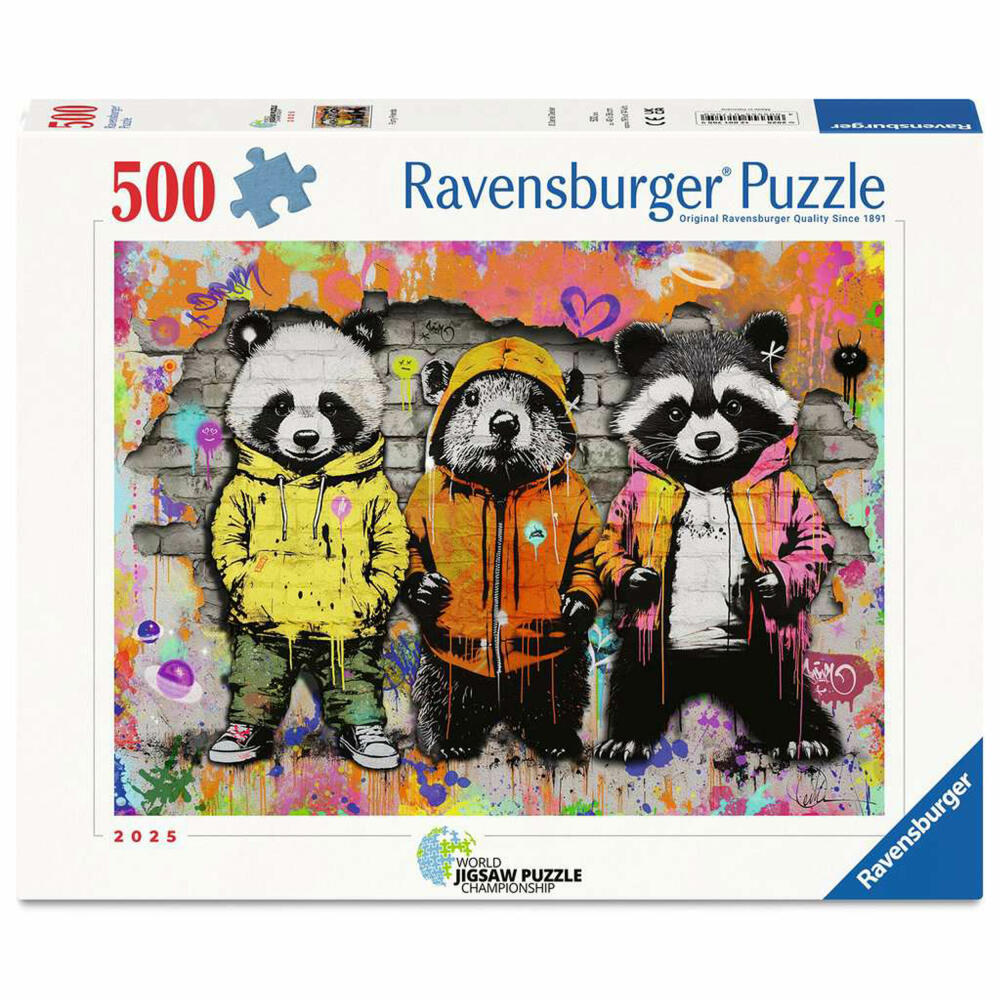 Ravensburger Flauschige Freunde, Puzzle, Erwachsenenpuzzle, 500 Teile, 12001705