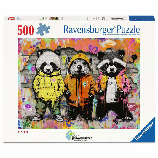 Ravensburger Flauschige Freunde, Puzzle, Erwachsenenpuzzle, 500 Teile, 12001705