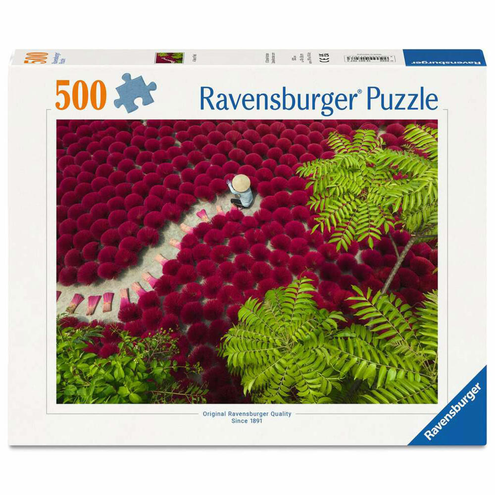 Ravensburger Ein Meer aus Rot, Puzzle, Erwachsenenpuzzle, 500 Teile, 12001707