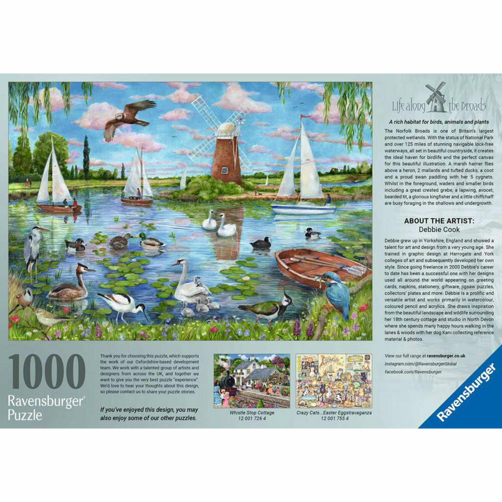 Ravensburger Küstenlandschaft, Puzzle, Erwachsenenpuzzle, 1000 Teile, 12001716
