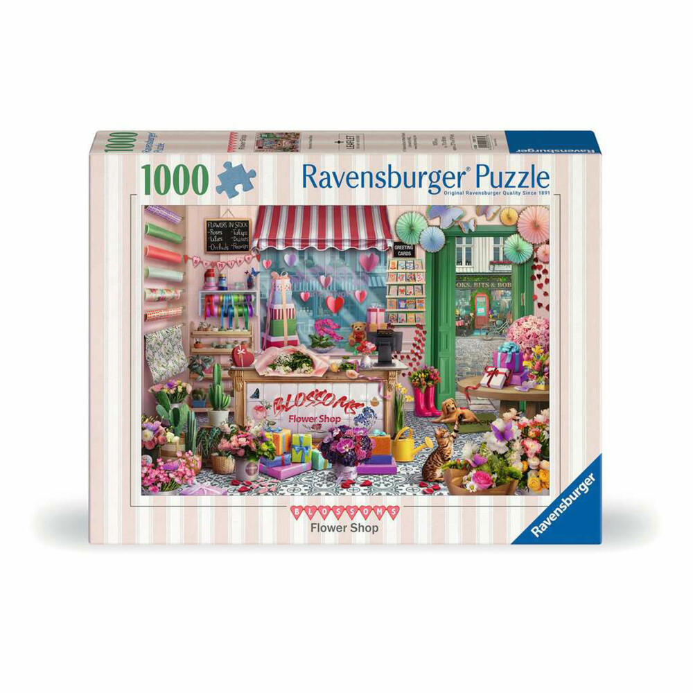 Ravensburger Der kleine Blumenladen, Puzzle, Erwachsenenpuzzle, 1000 Teile, 12001727