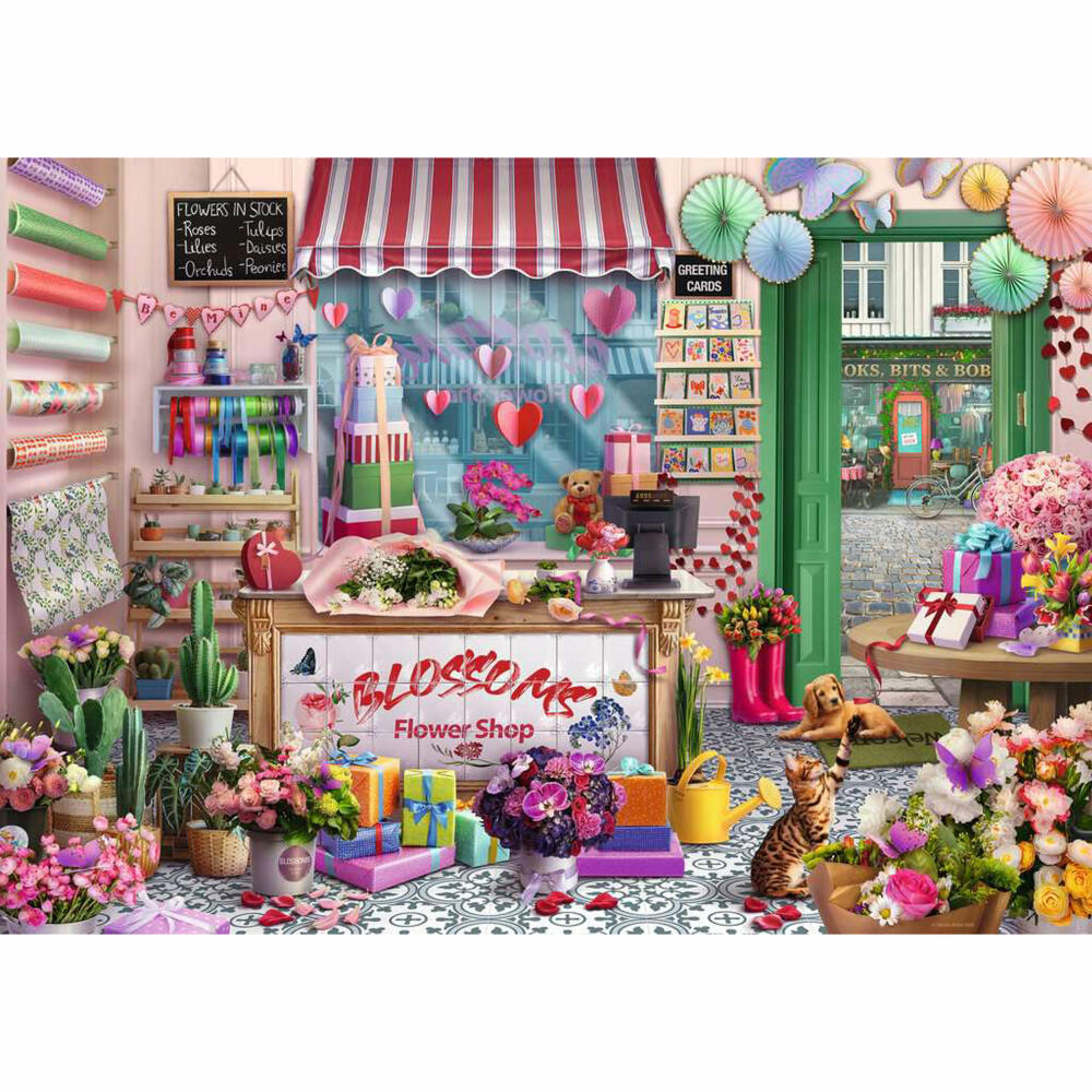 Ravensburger Der kleine Blumenladen, Puzzle, Erwachsenenpuzzle, 1000 Teile, 12001727