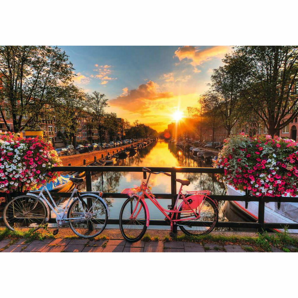 Ravensburger Fahrräder in Amsterdam, Feel Well & Puzzle, Erwachsenenpuzzle, 200 Teile XL, 12001733