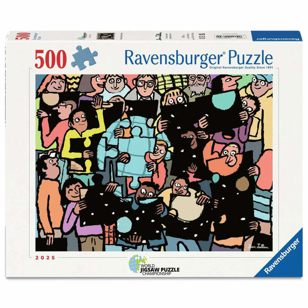 Ravensburger Puzzle Gemeinschaft, Puzzle, Erwachsenenpuzzle, 500 Teile, 12001739