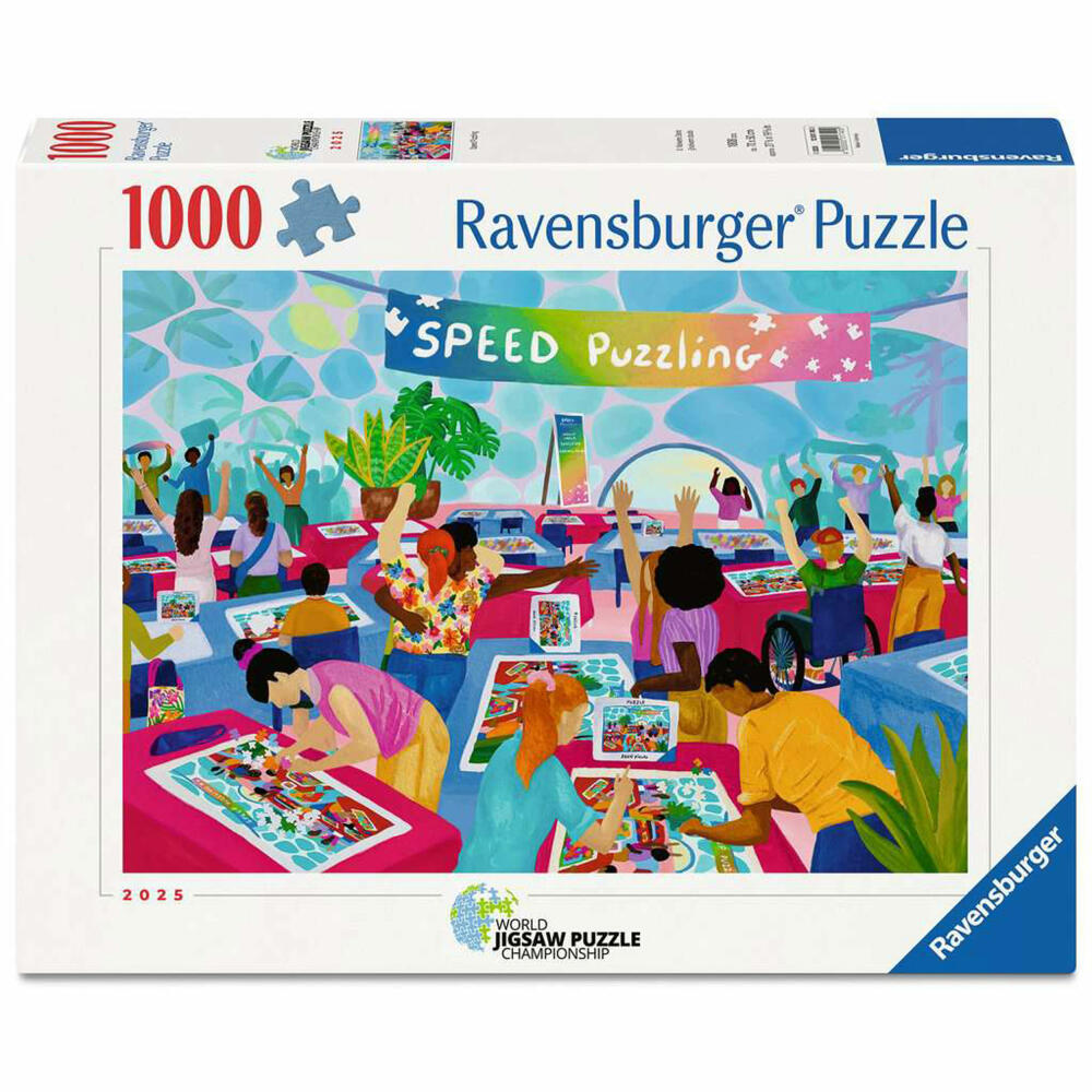 Ravensburger Speed Puzzling, Puzzle, Erwachsenenpuzzle, 1000 Teile, 12001740