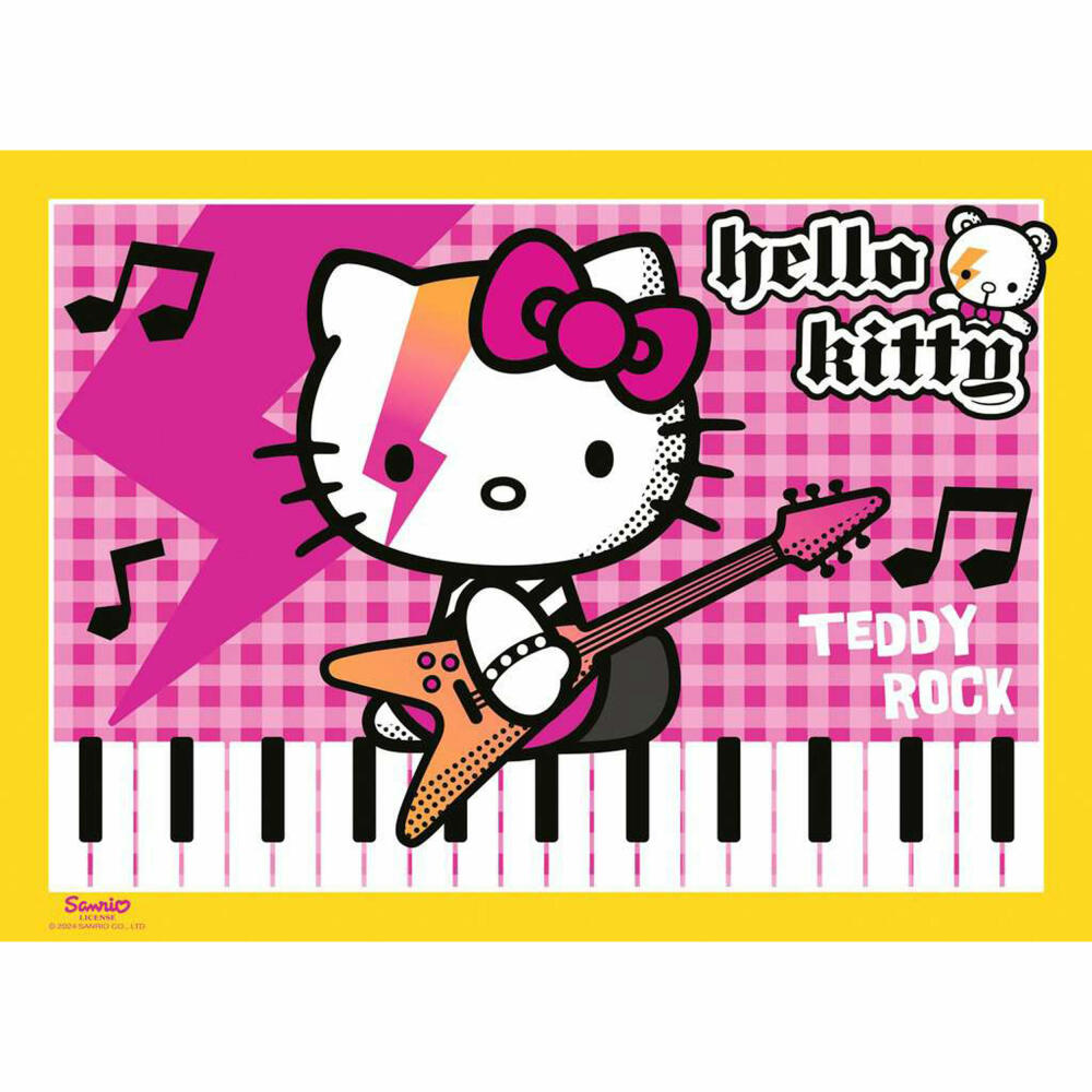 Ravensburger Los gehts, Hello Kitty!, Puzzle, Kinderpuzzle, 4 x 100 Teile, 12004159