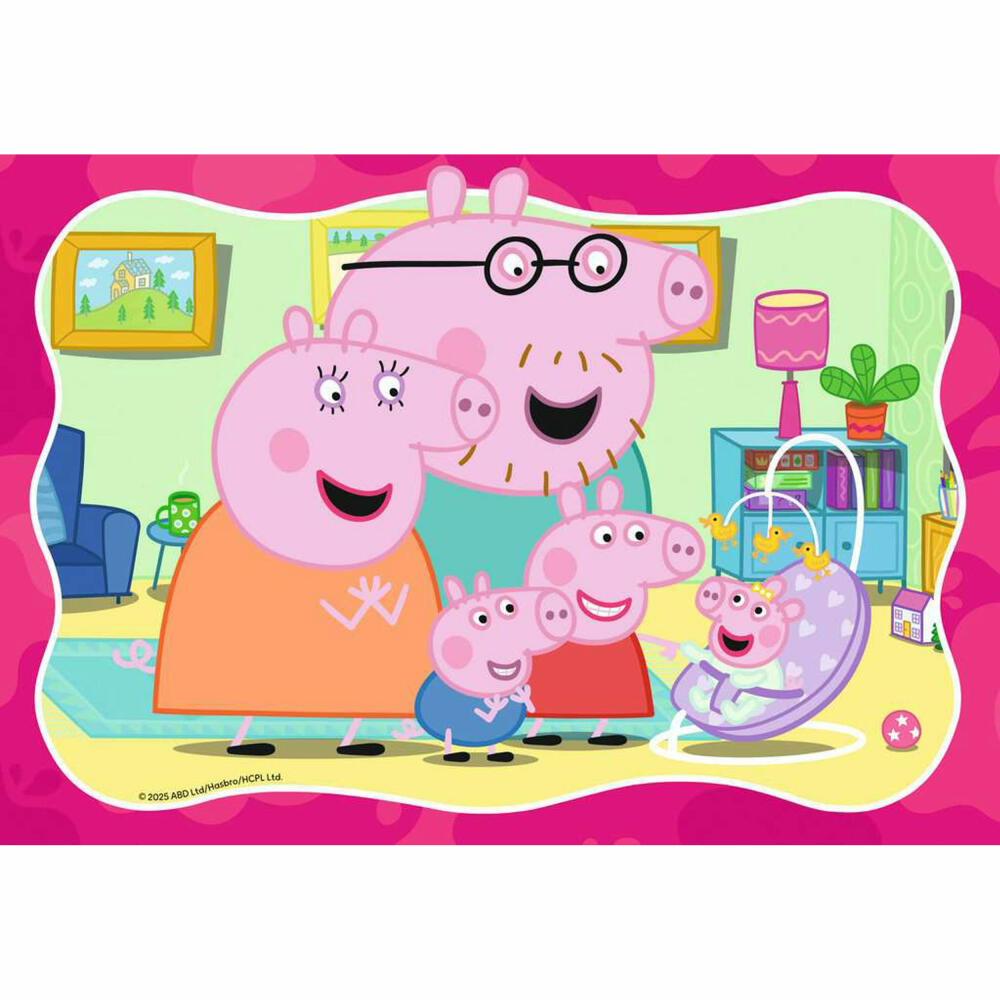 Ravensburger Peppa Wutz Peppa Pig, Puzzle, Kinderpuzzle, 2 x 24 Teile, 12004184