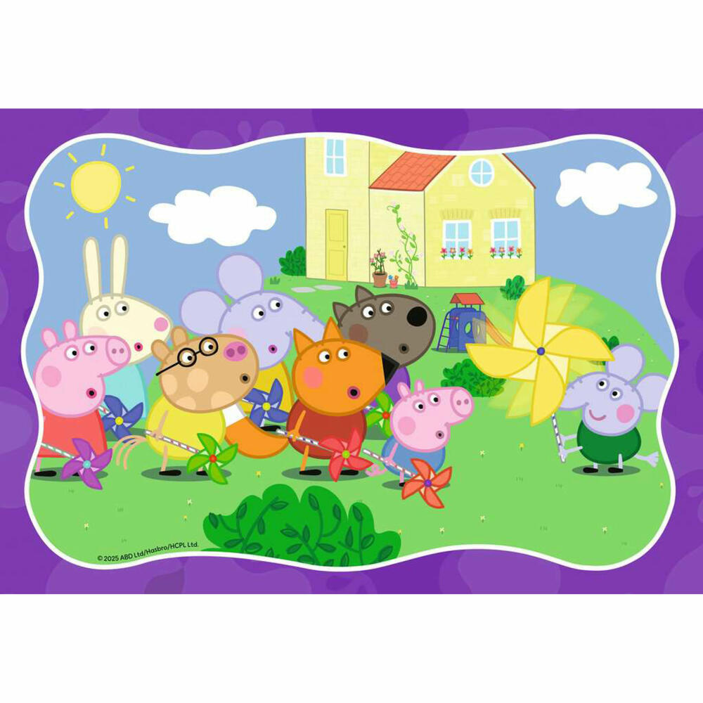 Ravensburger Peppa Wutz Peppa Pig, Puzzle, Kinderpuzzle, 2 x 24 Teile, 12004184