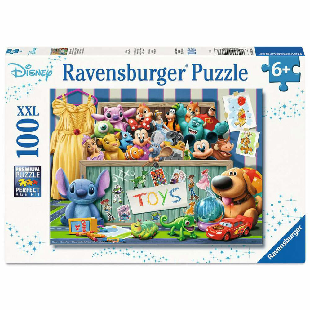 Ravensburger Disney Pixar Multicharacter, Puzzle, Kinderpuzzle, 100 Teile XXL, ab 6 Jahren, 12004203