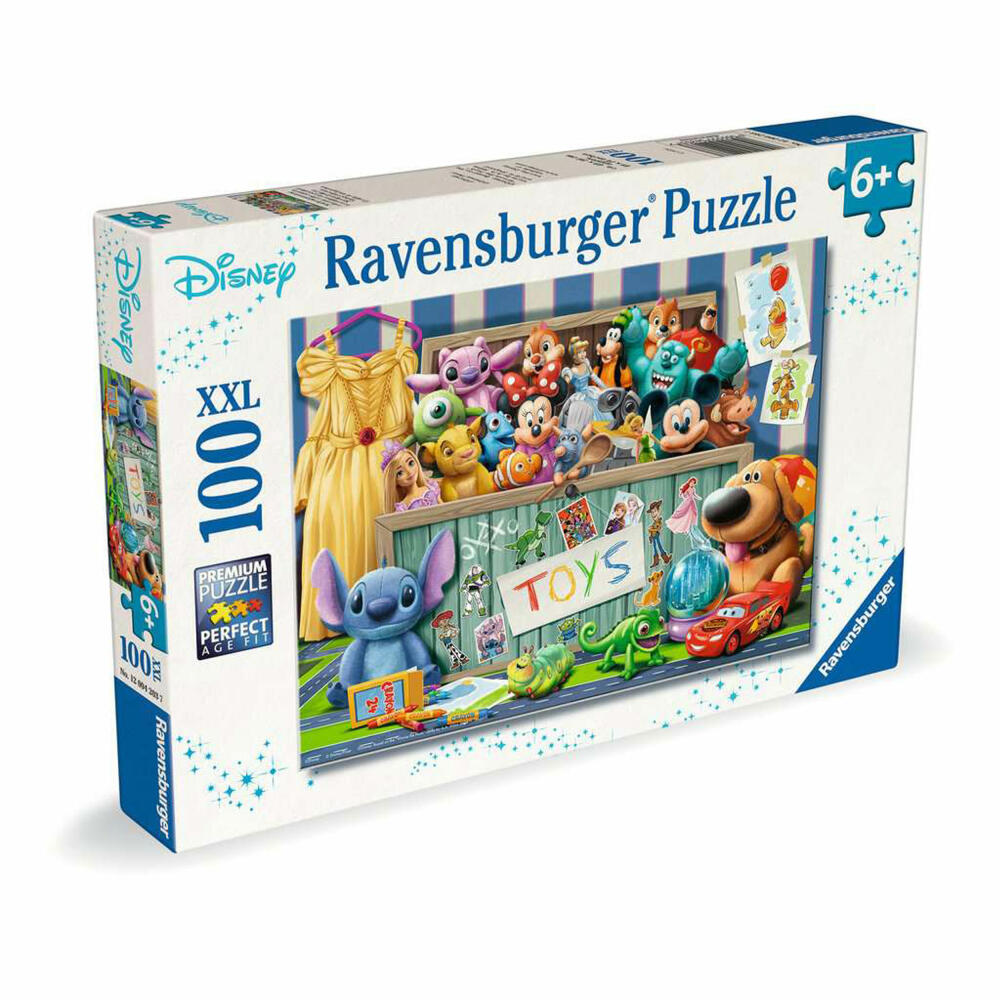 Ravensburger Disney Pixar Multicharacter, Puzzle, Kinderpuzzle, 100 Teile XXL, ab 6 Jahren, 12004203